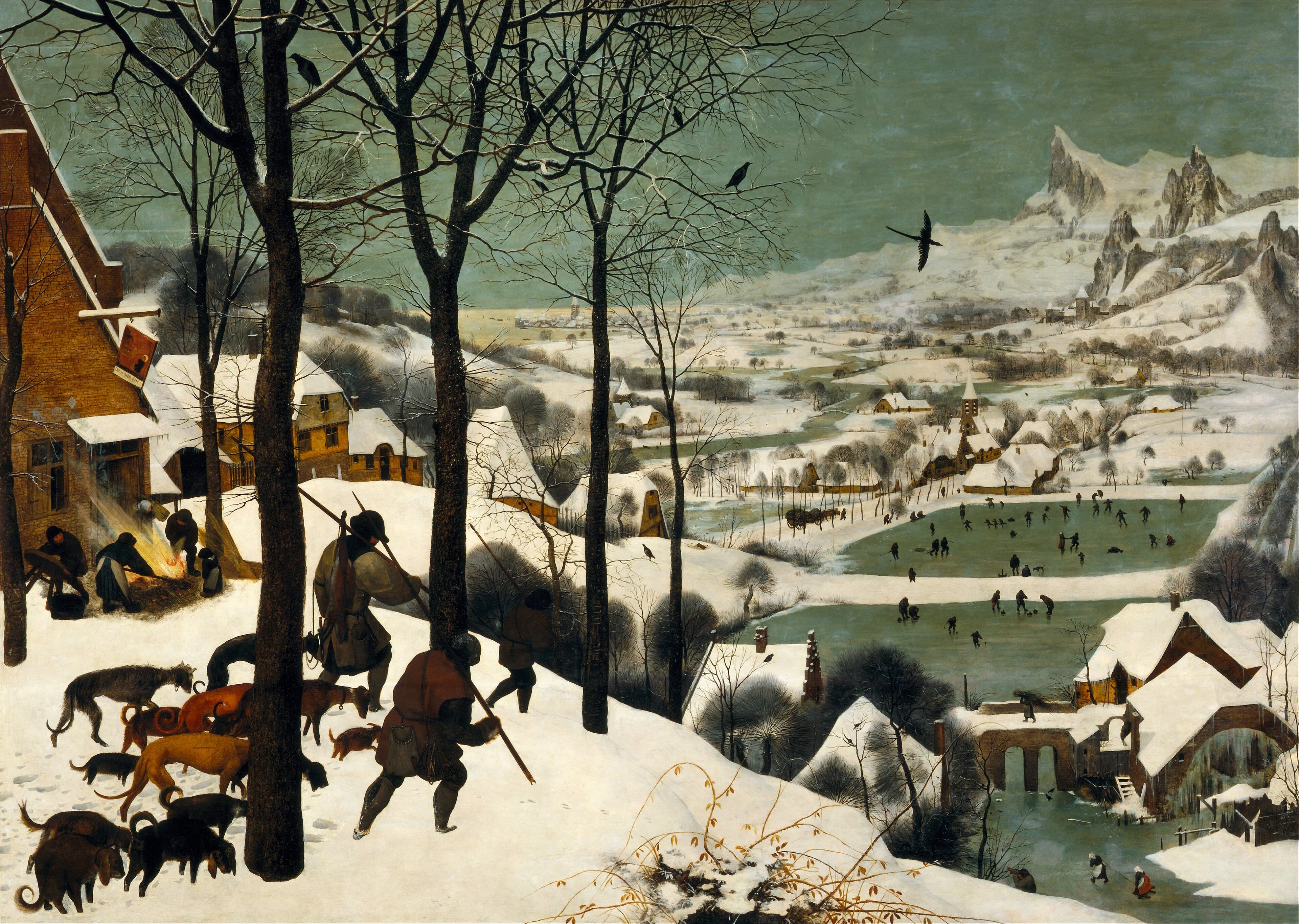 Bruegel, The Hunters in the Snow