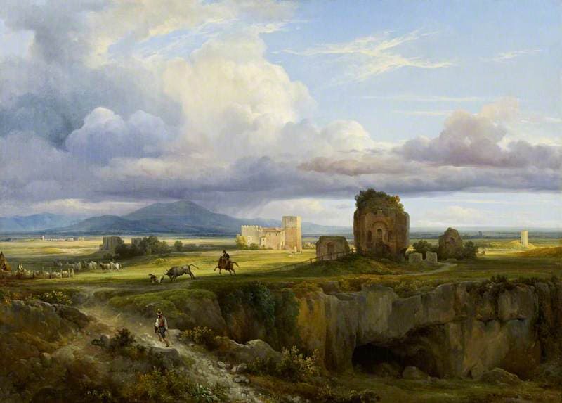 Jacques Raymond brascassat, The via appia