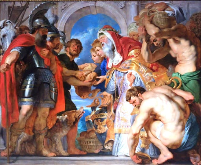 Peter Paul Rubens, The Meeting Between Abraham and Melchizedek (Rubens)