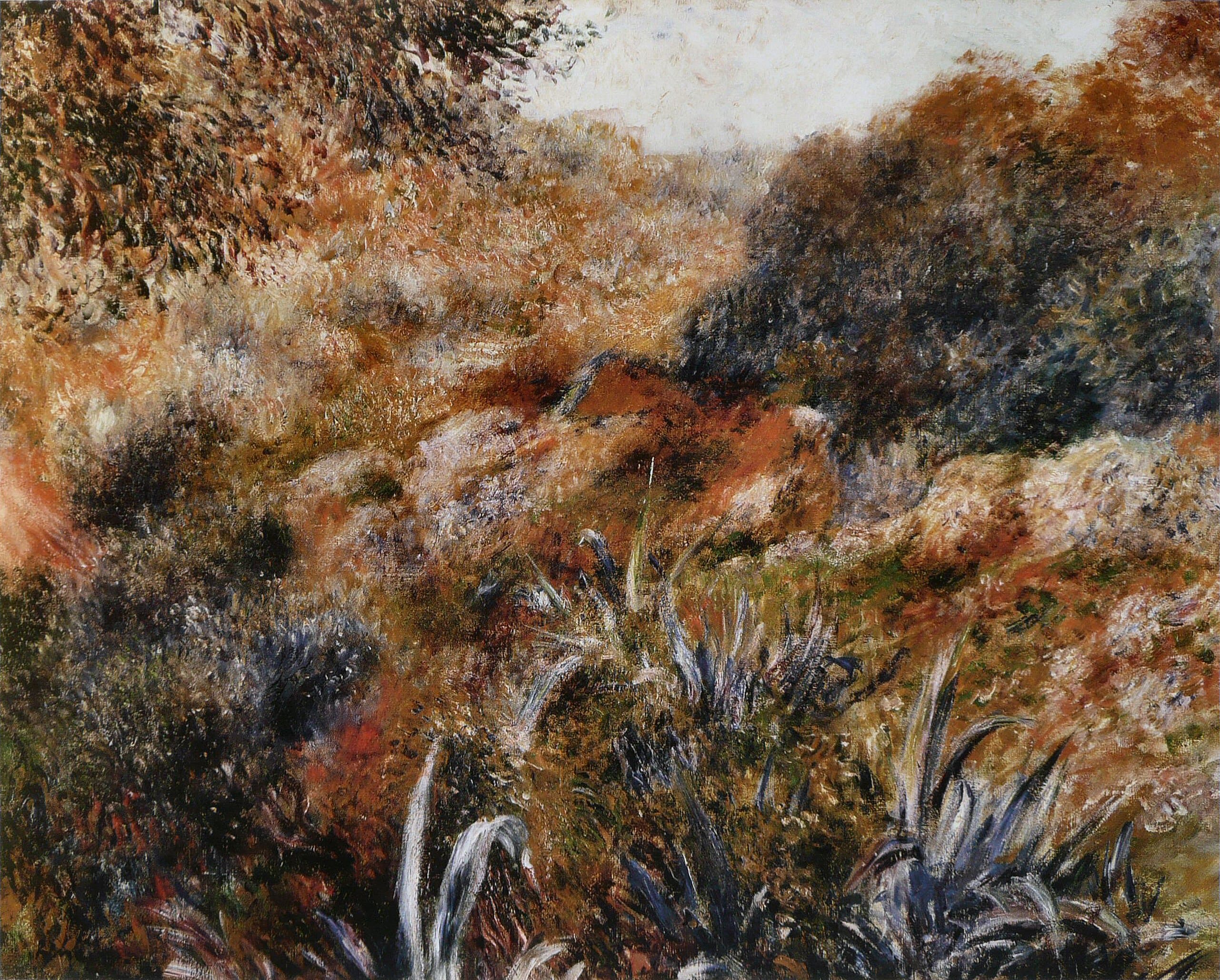 renoir, Paysage Algerian le ravin de la femme sauvage